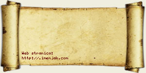 Una Džaković vizit kartica